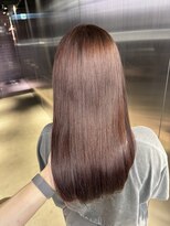 ペレ 栄 アネックス(PELE栄ANNEX)&nbsp;韓国 くびれロング レイヤー ワンホンヘア 小顔前髪