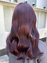 ラレイ ハラジュク(Lalei harajuku)&nbsp;【白石】ブリーチなし赤髪ワインレッドボルドー原宿学割