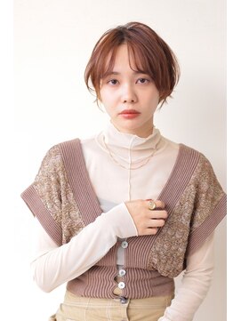 ハピネス 王寺店(Happiness) 前髪あり丸みショート 奈良王寺 20代30代40代50代