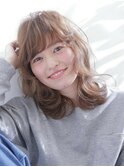 ■大人かわいい無造作パーマルーズミディM.SLASH自由が丘20-5