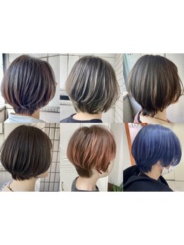 前髪,顔周りのカットで小顔みせも叶う♪どこから見ても美しいシルエット魅力的なスタイルに[池袋/ブリーチ]