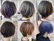マティーナ ヘアー 池袋(Matina hair)の写真/前髪,顔周りのカットで小顔みせも叶う♪どこから見ても美しいシルエット魅力的なスタイルに[池袋/ブリーチ]