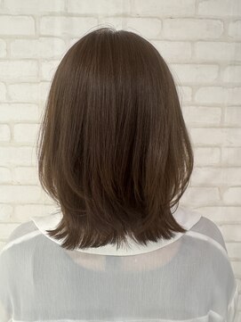 ビス リアン 川口店(Vis lien) 10代20代外ハネミディアムボブブラウンベージュ