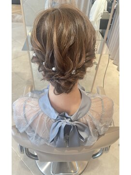 フーガヘアー 元住吉店(FUGA hair) ふわふわシニヨンアレンジ