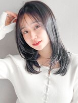 リヤン 表参道(lyann)&nbsp;モテ髪前髪クラゲヘアーワンカール愛されシースルーバング
