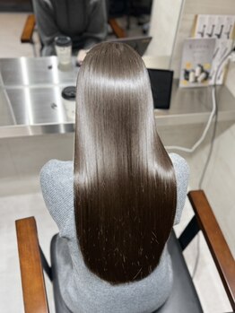 ルーカス(Lucas)の写真/【南船場/心斎橋】Lucasオリジナルの水素系髪質改善でベタつきなくつるっとまとまるサラ艶ヘアに!