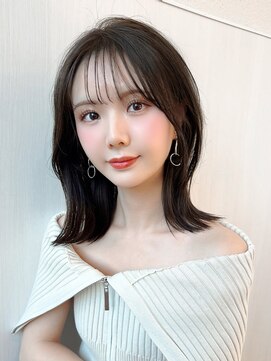 アフロート エル 錦糸町(AFLOAT L) 【20代30代】クラゲヘアーレイヤーボブ/黒髪/暗髪/小顔レイヤー