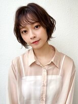 カバーヘア ブリス 戸田公園西口店(COVER HAIR bliss)&nbsp;ふんわりくびれボブ/ココアブラウン/ショート/小顔ヘアp戸田公園