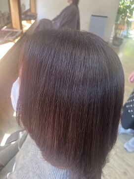 ヘアメイク ダブルス(Hair make Doubles) 艶髪doubles mix treatmentカラーカット