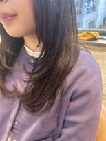 ヘアーアンドメイク シーク 八王子(HAIR&MAKE SeeK)&nbsp;ロングレイヤー×グレーベージュ