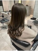 赤みを打ち消す透明感カラー＊オリーブグレージュ