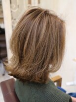 シェア(SHARE hair make works) 【SHARE】★お客様スナップ★3Dカラーの外国人風ミディアム