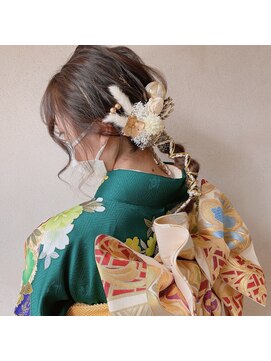 タイドヘアー(tide hair) 紐アレンジ