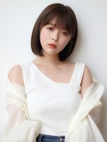 マイラ 銀座(myla)&nbsp;【田村】大人可愛い小顔モテ髪黒髮エアリーミディ春ボブ20代30代