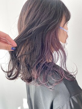 アライブ キチジョウジ(ALIVE Kichijoji) 韓国風インナーカラー/イヤリングカラー×ラベンダーカラー