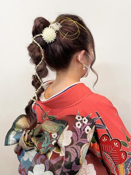 オル(Olu) 【MASAYA】紐アレンジスタイル×着物ヘア