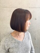 ムーサ(musa) ぱつっとボブ×髪質改善ストレートパーマ 【代々木上原】