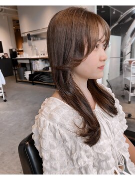 ヘアーエスクールシーユー 枚方T-SITE店(hair S.COEUR×Cu) 大人かわいい韓国風レイヤーカット