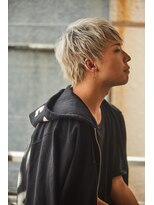 クレスト 近江八幡店(CREST) マッシュツーブロックメンズパーママッシュウルフメンズカット