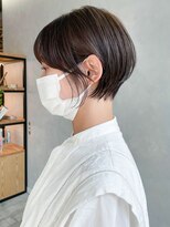 アイティー バイ アルバム 中野店(IT by ALBUM)&nbsp;エアリーショート_グレージュカラーボブウルフ_ba419261