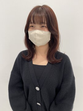 ハイブ 金沢(Hive) 10代20代韓国ツヤカラープラムピンクS字ウェーブ美肌カラー