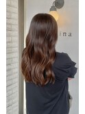 【人気ヘアカラー】ナチュラルブラウン×ロングヘア