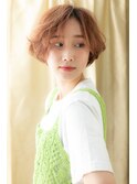 透け感ハイトーンカラー束感ショートボブY浦和10代20代30代
