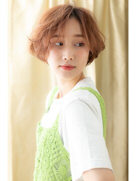 カバーヘアアンドスパ ブリス 浦和(COVER HAIR&SPA bliss) 透け感ハイトーンカラー束感ショートボブY浦和10代20代30代