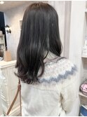 福山市美容室Caaryダークカラー人気暗めブルーブラックカラー