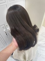 シェノン サントル(CHAINON CENTRE)&nbsp;セミディ/シアーカラー/ダークアッシュ/姫カット