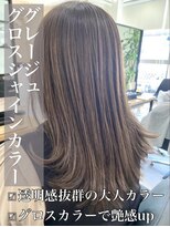 リベルテ 岡崎店(Liberte) グロスシャインカラー♪透明感グレージュ