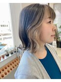 【アンブレラカラー】ダークモノトーン×ミルキーベージュ