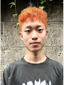 ナループロアオハナ(Nalu pu loa ohana) オレンジカラー/ブリーチカラー/ブリーチオレンジ/ブリーチ