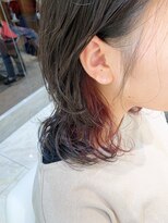 ケンジ 平塚 アネッタ(KENJE annetta)&nbsp;暖色インナーカラー