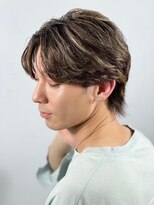 ヒロギンザバーバーショップ 神楽坂店(HIRO GINZA BARBER SHOP)&nbsp;メッシュニュアンスパーマ