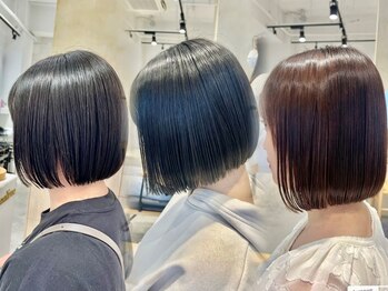 ビューバイネオリーブ 用賀店(Beau'r by neolive)の写真/こだわりの酸性ストレート/絹のような柔らかストレ-トで毎日のお手入れ◎顔周りの気になる癖もお任せ[用賀]