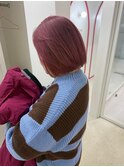 髪質改善＊ピンクラベンダー＊内巻きショートボブ＊美髪