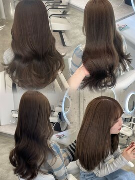 アイシー 表参道(ICY) ブリーチなし透け感【オリーブベージュ】