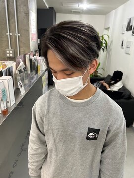 キング(K!ng) 縮毛矯正髪質改善ハイライトレイヤーカット枚方美容室エクステ