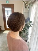 丸みショートボブ