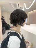 マッシュショート/レイヤーボブ/大人ショート/ウェーブヘア