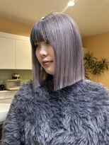 ソレイユトウキョウシブヤ(SOLEIL TOKYO shibuya)&nbsp;ラベンダー×切りっぱなしボブ