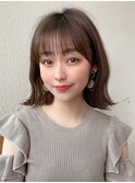 【NEW OPEN】小顔前髪あり後れ毛サイドバングメルティカラー