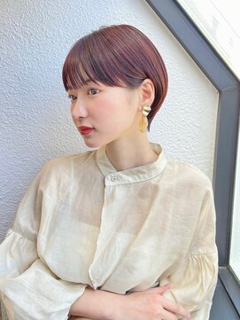 ハウスアンドヘアーワークス(House&Hair works) 前髪長め大人小顔ショート30代40代50代　藤沢