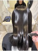 髪質改善ストレート