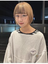 シキ オルガン 大宮(siki ORGAN)&nbsp;ベージュ/ボブ/顔まわりレイヤー 【近藤】