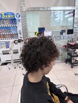 アッシュ 関内店(Ash) プードルパーマ 強め メンズミディアムカット