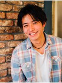伸ばしかけメンズスタイル