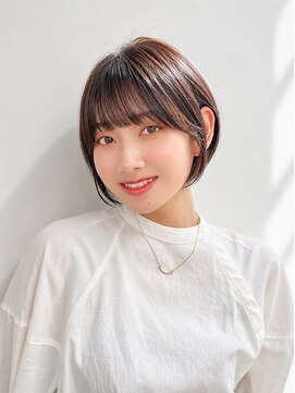 エアー 横浜(AIR) 【長谷川】小顔艶感まるみショートボブ