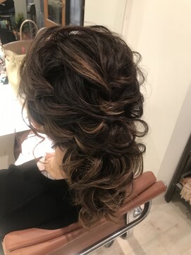 アイビス(AIBIZ) ＊結婚式＊花嫁＊参列/ポニテール風ハーフアップスタイル01